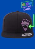 MkFlii Signature Snap Back Hats w/ Glow-in-the-Dark Embroidery