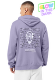 *Limited Edition* MkFlii N3RD LiiFE. Pale Purplelicious Fleece Pullover Hoodie Collective (It Glows!!)