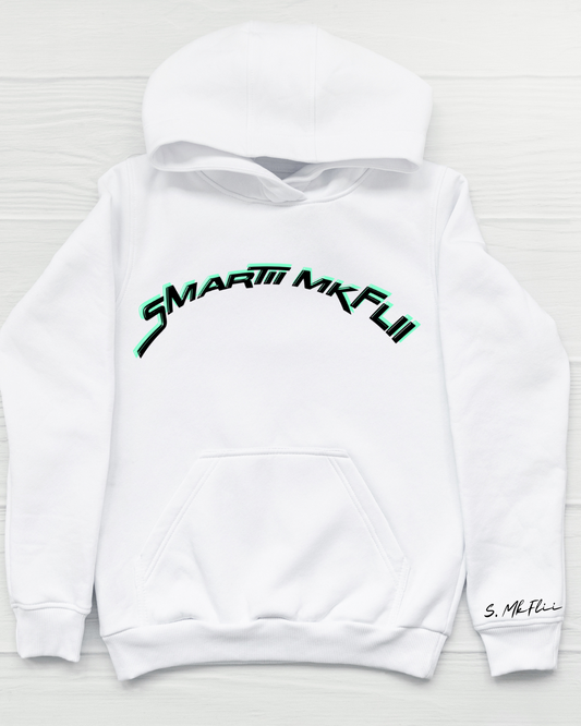 MkFlii Staple Ghost White Pullover Hoodie