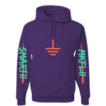 MkFlii Grape STAY GROUNDED Pullover Hoodie